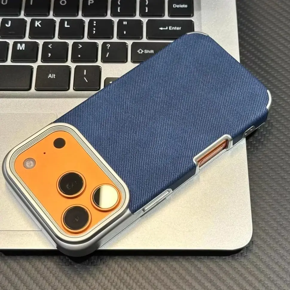 รูปสินค้า เคสผ้าลินินกันกระแทก iPhone 17/16/15/14/13/12/11 Pro Max