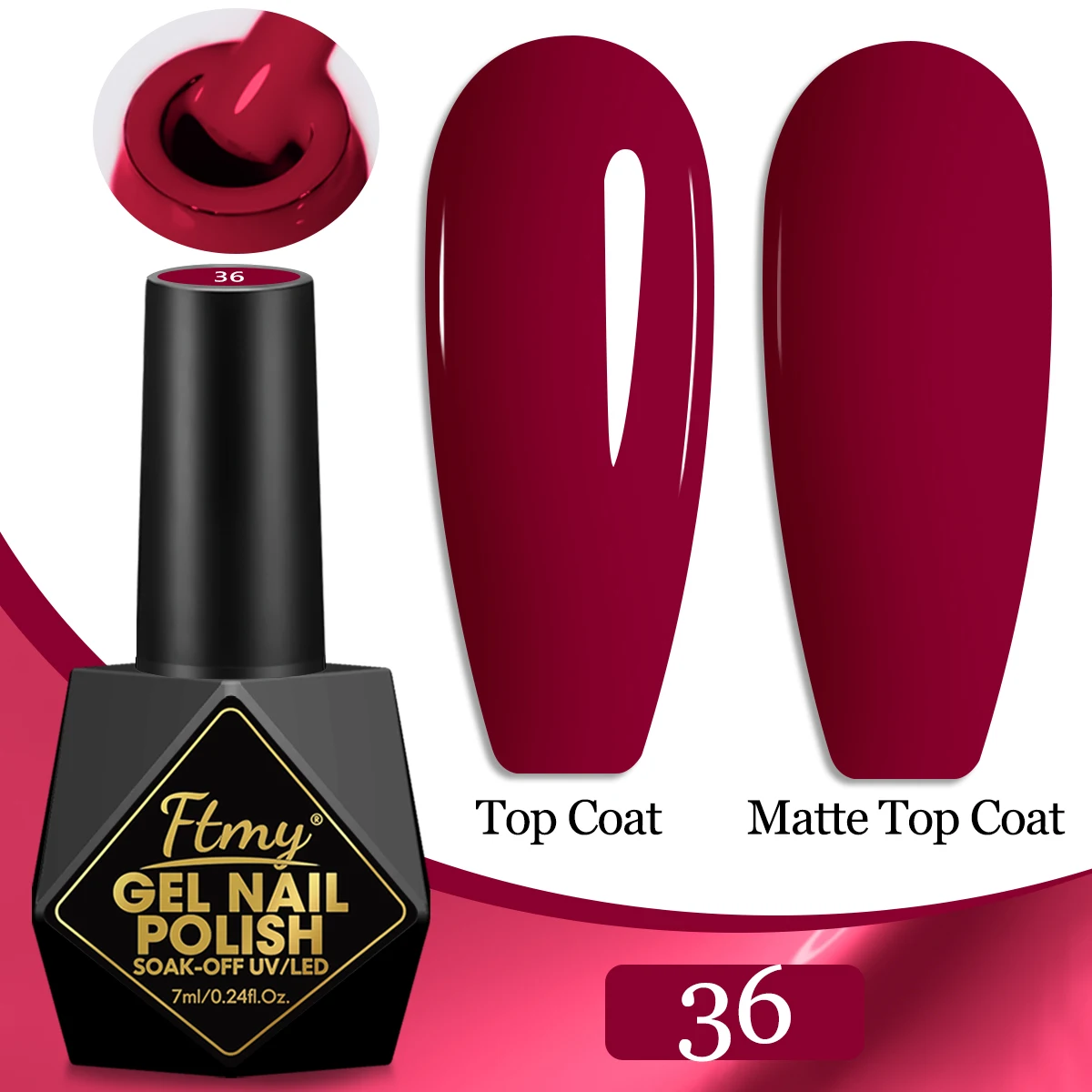 Color Gel Polish Set - Popular Series, 7ml, Vibrant Manicure Collection with Smooth Texture, UV LED Soak Off Semi-Permanent Nail Art