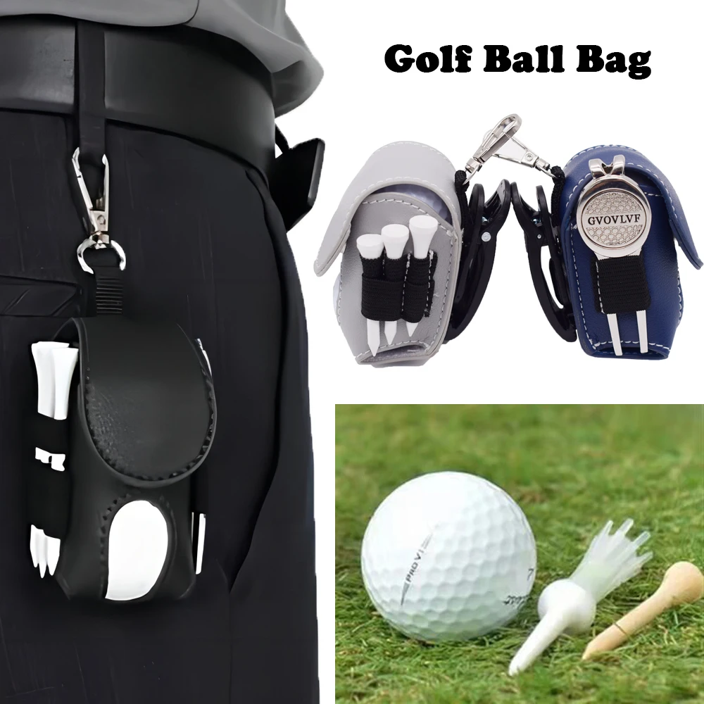 Waist-Belt Golf Ball Bag, Golf Ball Waist Pouch, Durable and Stylish Design for Golf Enthusiasts