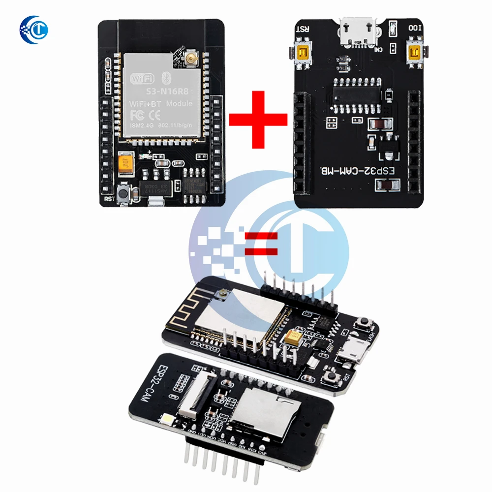 รูปสินค้า บอร์ดพัฒนา ESP32-S3 WiFi + Bluetooth กล้อง OV2640/OV3660