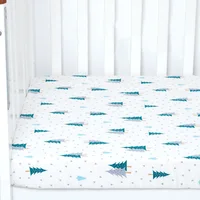 Draps-housses pour berceau en coton, drap de lit pour bébé 70x130cm, literie pour bébé 2