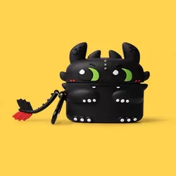 Dragon Silicone Earphone Case Cover - Cute Accessories - Airpods 3rd (1)