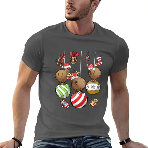 New Zealand Kiwi Bird Holiday Christmas Tree Bauble Balls Decoration Winter Ugly Christmas Xmas Sweater T-Shirt - Image 9