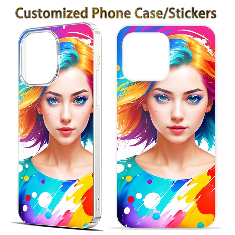 

Art Women Back Card Stickers Aesthetic Girl Paired With Phone Case for iPhone 15 14 13 12 11 Pro Max Customized Varied Decals