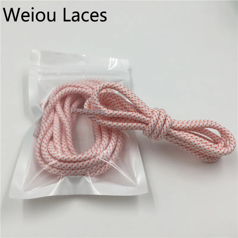 (30pairs/Lot) Weiou 16 Colors Athletic Hiking Custom Made Shoe Laces Walking Boot Laces Polyester Round Multi Color Shoelaces