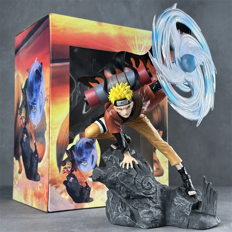 Anime NARUTO Figure Uzumaki Naruto UP Celestial Being Rasengan Uzumaki  Naruto Scene Model Decorations Anime Action Figure Toys