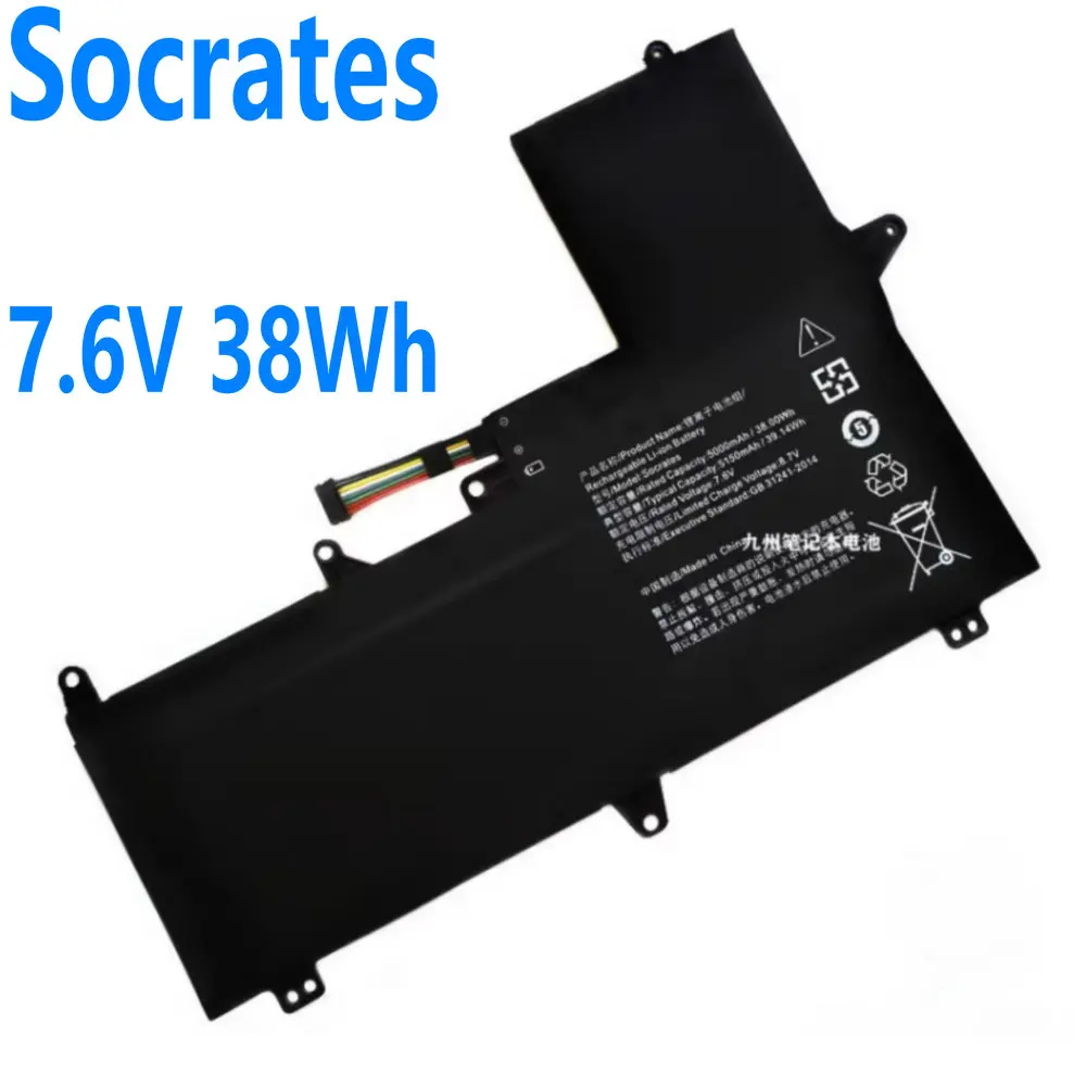 

Brand New Socrates Laptop Battery For Lenovo Xiaoxin Air 12 6Y54 6Y30 LTE 5B10L54987 7.6V 38Wh