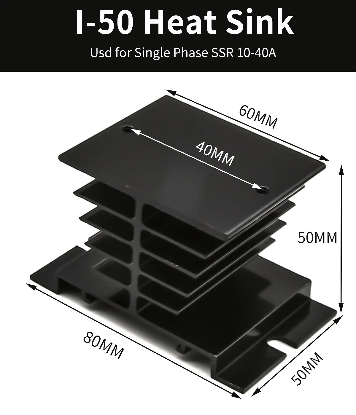 SSR Solid State Relay Radiator Ttype W Type H Type Aluminum Heat Sink ...