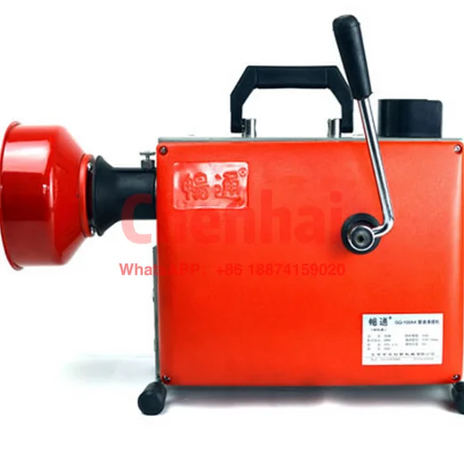 

pipe dredging machine High pressure drain pipe cleaning machine Electric Sewer Drainage Dredge Pipeline Cleaning Machine Tool