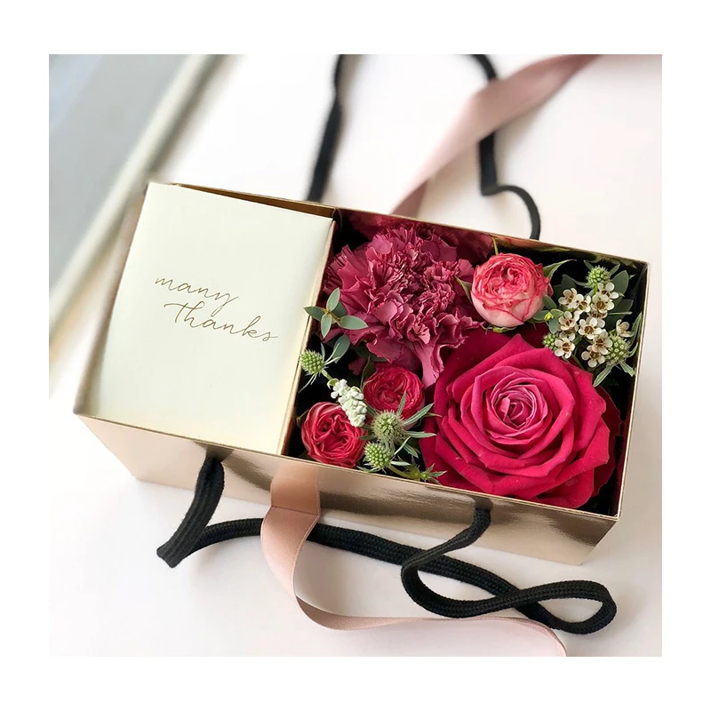 

Art Paper Wholesale Custom Craft Paper Box Square Craft Cardboard Packaging Box Pink Min Craft Boxes with Window