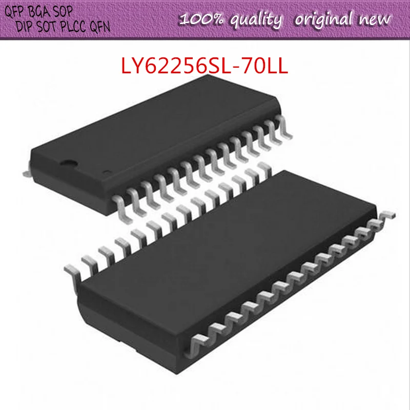 

NEW 10PCS/LOT LY62256SL-70LL LY62256SL 62256 SOP-28