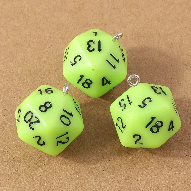5 stücke Candy Farben Nette Geometrie Würfel Charms für Schmuck Machen Frauen Mode Ohrringe Anhänger Halsketten Handwerk Zubehör – Detail 23