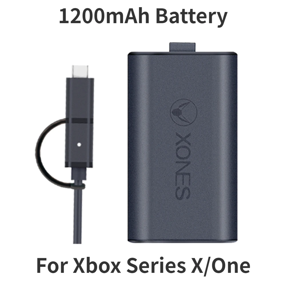 Set Di Combinazioni Di Ricarica Della Batteria Per Controller Xbox Battery Pack Xbox One S/X Series Gamepad Da Gioco 1200Mah