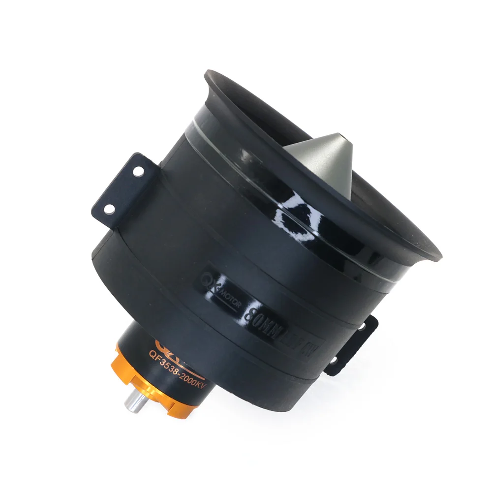 80 mm EDF 12 Flügel Impeller QX-MOTOR QF3748 1000 kV QF3538 2000 kV bürstenloser Motor CW CCW 2000 kV/1000 kV für RC-Drohnenmodellteile – Detail 10