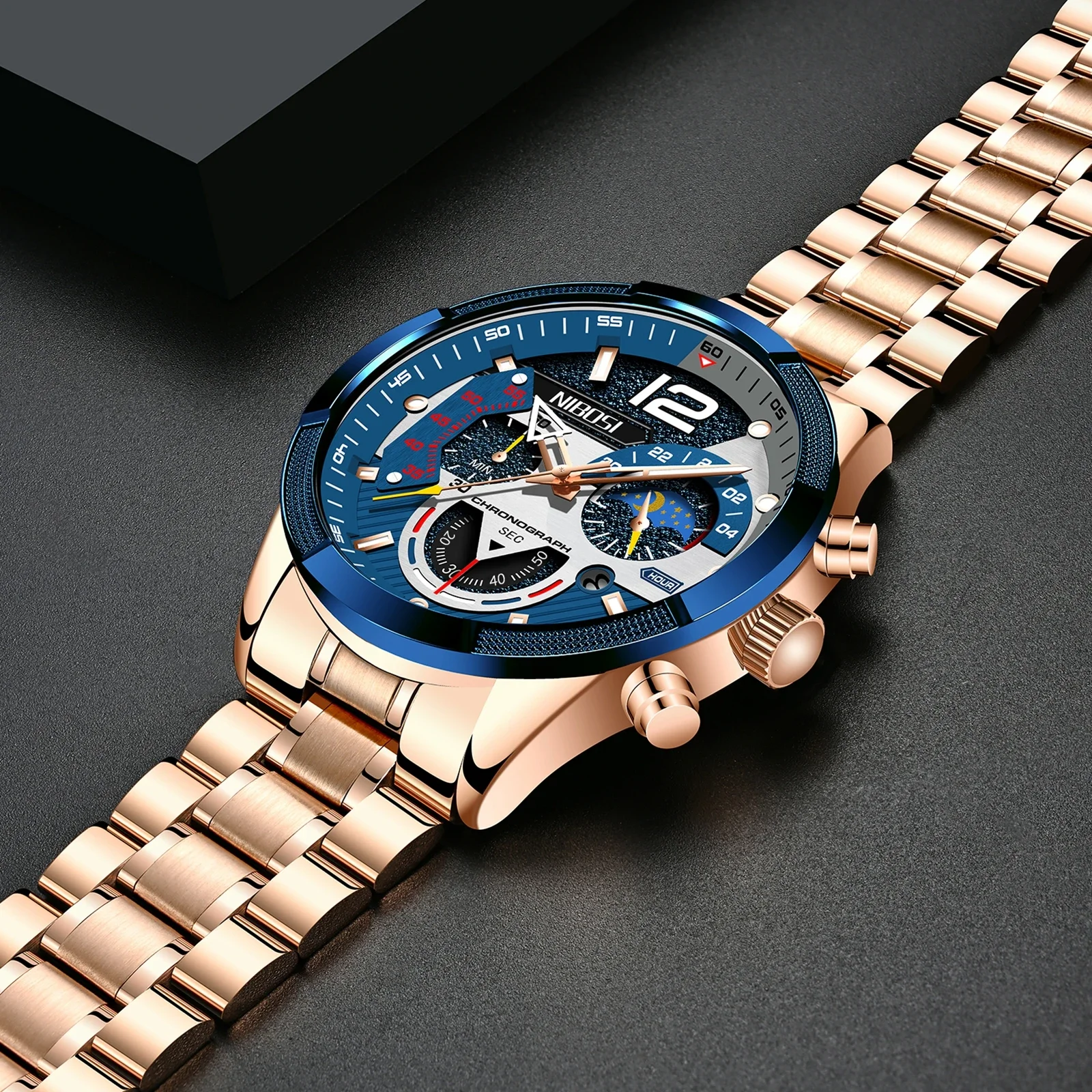 

NIBOSI Top Brand Luxury Watch For Men 2024 New Fashion Military Waterproof Big Sport Watches Casual Male Clock Relogio Masculino