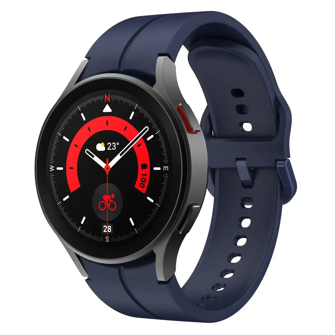 Premium Silicone Sport Watch Strap - Universal Fit