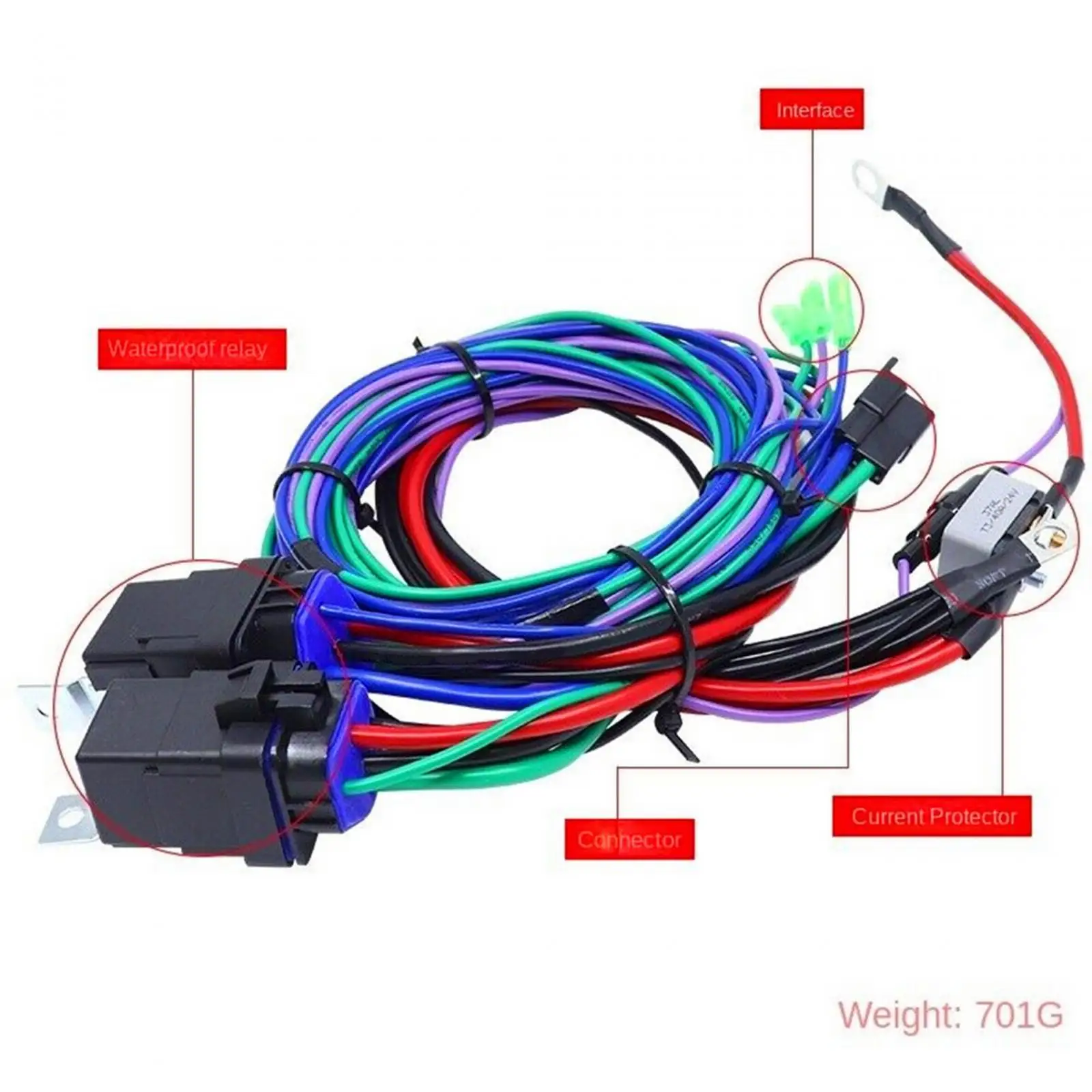 

Wire Assembly 7014G Directly Replace for Cmc TH Tilt Trim Unit Jack Platepl-65PT-130PT-35 Quality Premium Easy Installation