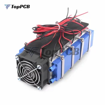 Raffreddatore Termoelettrico a Semiconduttore 12V 576W con 8 Chip, Radiatore di Raffreddamento Elettronico Peltier, Condizionatore d'Aria, Refrigeratore