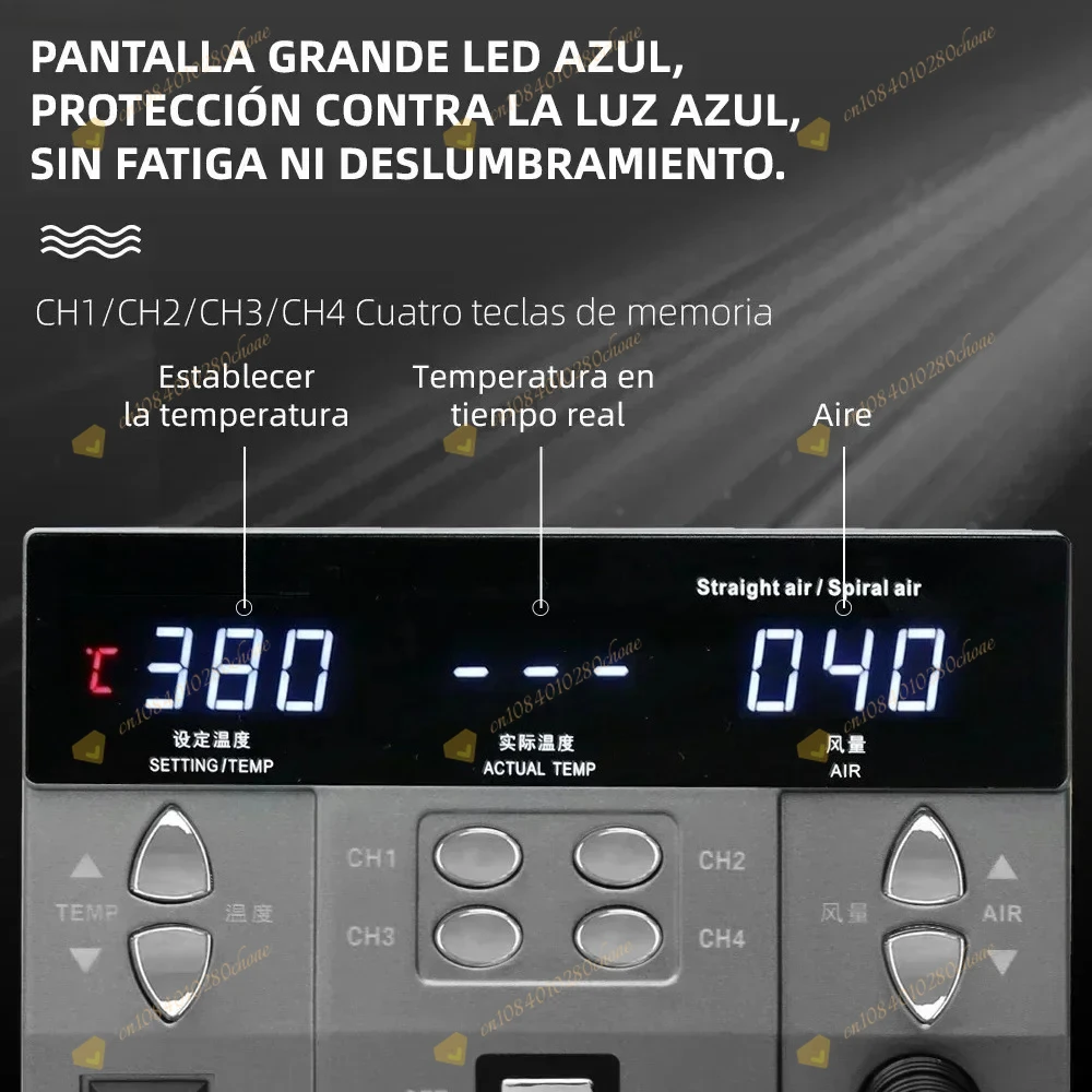8620DX PRO 1300W hot air repair table microcomputer temperature control BGA curv