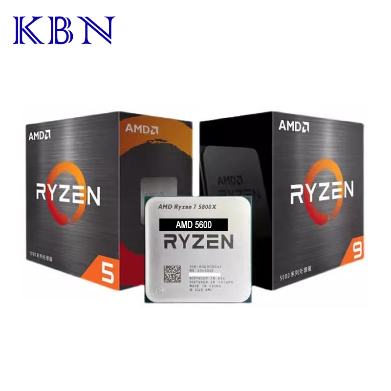 Nuovo Processore Cpu Amd Ryzen 5 5600 R5 5600 3.5 Ghz 6-Core 12-Thread 7Nm L3 = 32M 100-000000927 Socket Am4 Nuovo E Senza Dispositivo Di Raffreddamen