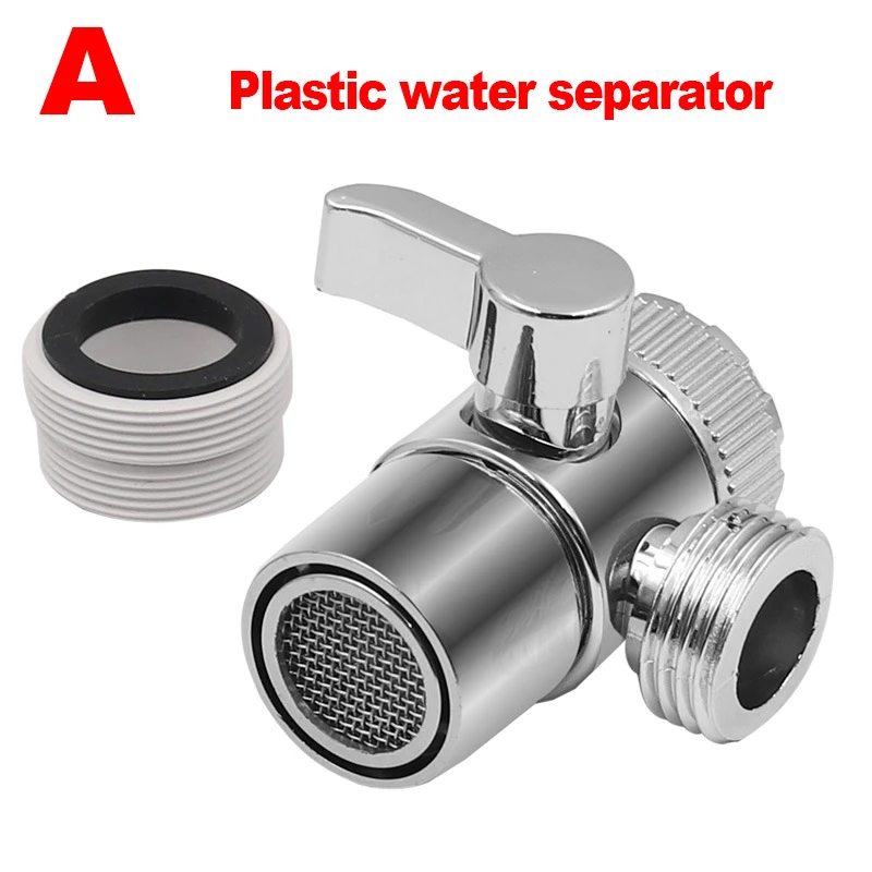 1PC Switch Faucet Adapter Water Tap Connector Sink Splitter Diverter