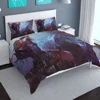 Hot Game World of Warcraft Tribal Flag Logo Duvet Cover Set with Pillowcases 3d Bedding Set Bed Linen Bedclothes Twin Queen King 3
