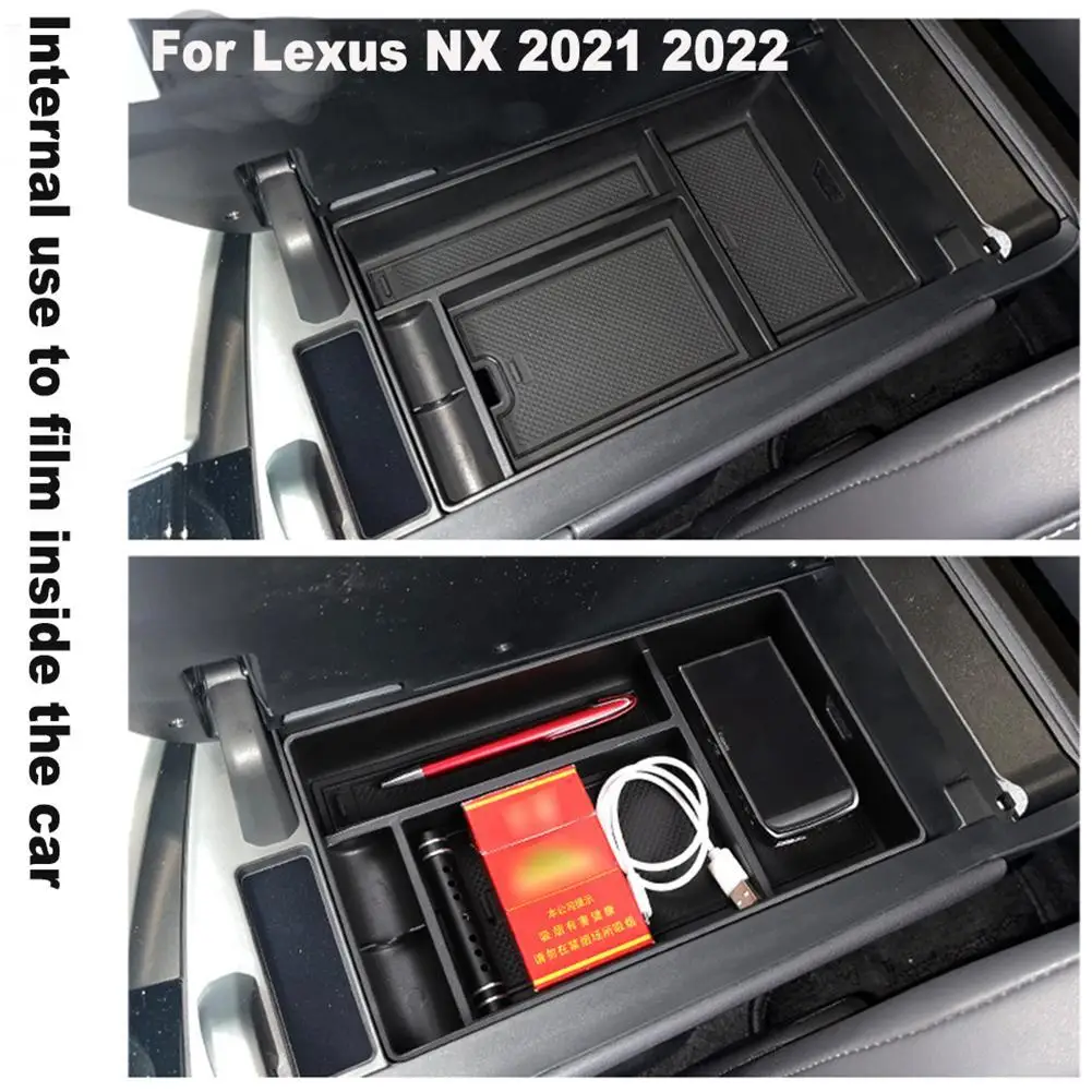 

Автомобильный центральный подлокотник, коробка для хранения, органайзер для Lexus NX 2021-2022-подлокотник, коробка для хранения, органайзер, лоток, автомобильные аксессуары W2T9
