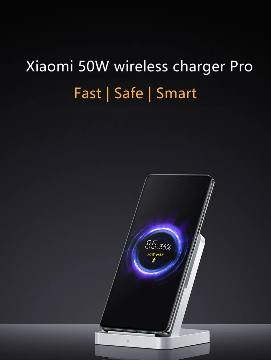 Fast Charging Xiaomi Mi 11 Wireless Charger Xiaomi Mi 50W Wireless