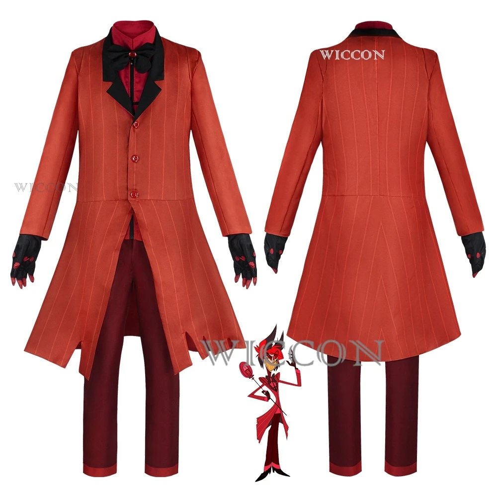 

Anime Hazbin Cosplay Hotel Uniform Alastor Cosplay Costume Men Women Halloween Carnival Christmas Costumes Carnival Full Set