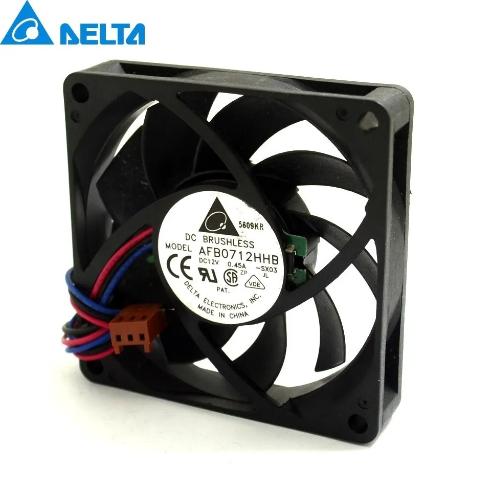 de calor para Delta, AFB0712HHB, 12V, 7cm,