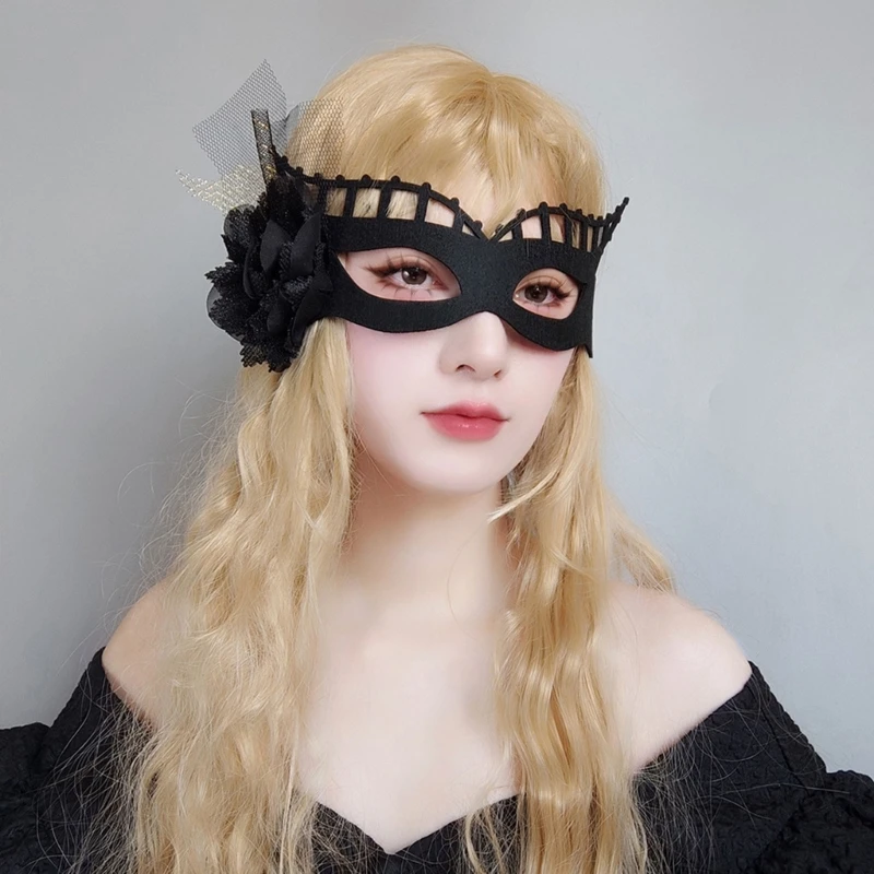 

Masquerade Mask Halloween Cosplay Eyemask Masquerade Half Mask for Halloween Costume Masquerade Party Proms