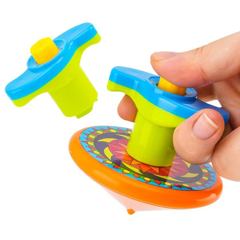 Kids Spinning Top Folding Gyroscope Spinning Toys Stacking Battle Gyroscope Toy Colorful Launcher Spinning  Birthday Party Gift - 5