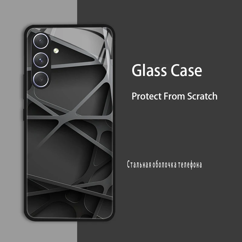 Tempered Glass Shockproof Bumper Case Cover