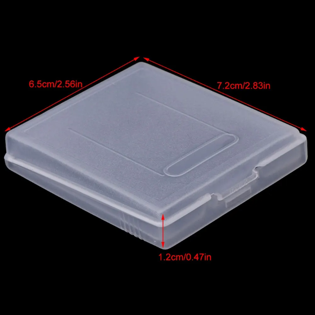 5Pcs Plastic Game Card Cartridge Cases Protective Dust Cover Transparent Anti Dust Cover for Nintendo Game Boy Color GBC