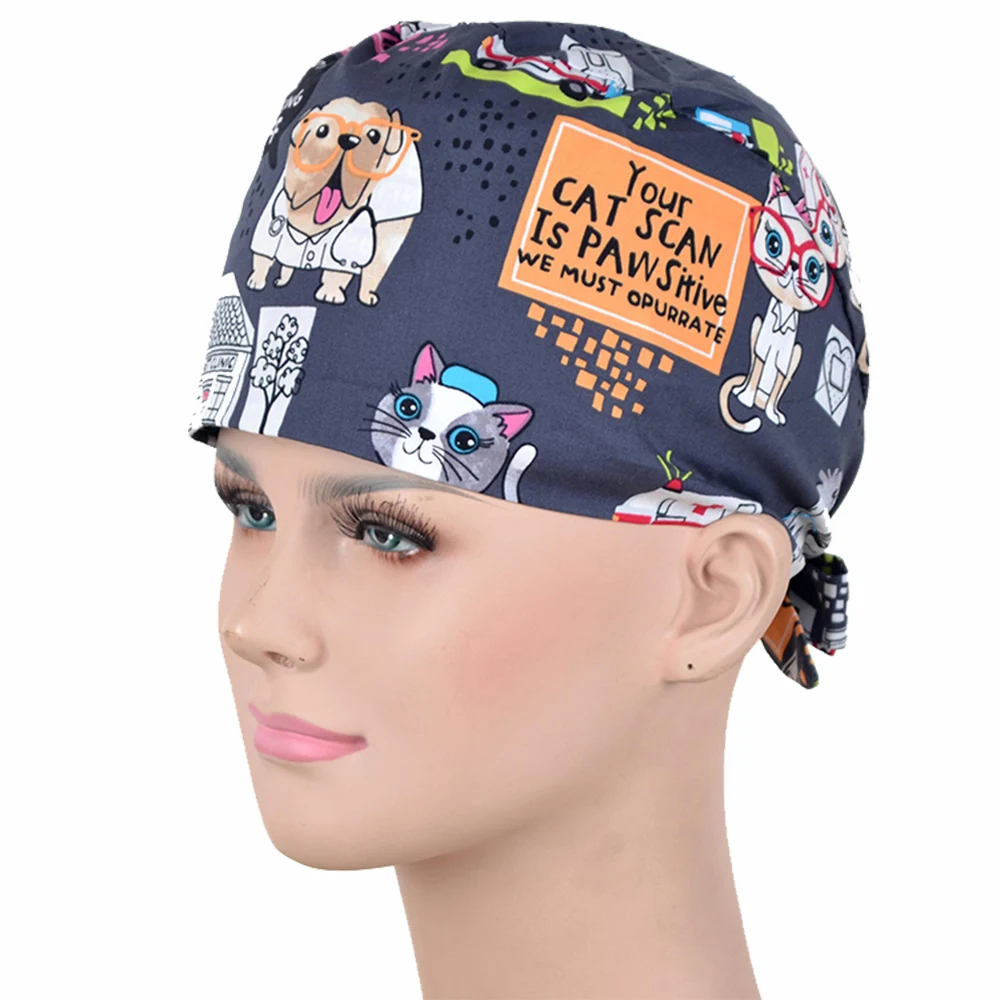

Top Quality Women Scrub Hats ,3 Size For Choice ,suit For Different Hair Length And Head