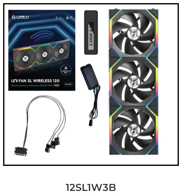 LIAN LI UNI FAN SL Wireless 120 Single Pack , Reverse Blade Triple