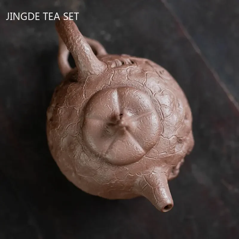 Boutique Yixing Purple Clay Teapots Handmade Zisha Beauty Tea Pot Tea Ceremony Supplies Customized Teaware Gifts Tea Infuser