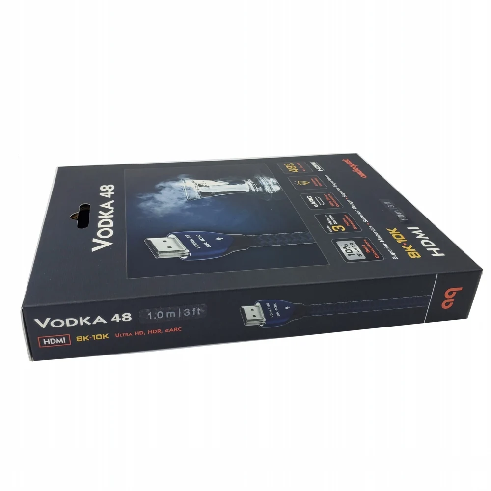 HiFi 8K VODKA HDMI-compatible Cable de vIdeo AV Cable de TV 48 48Gbps Ultra HD 5.0 Original box hdmi cable