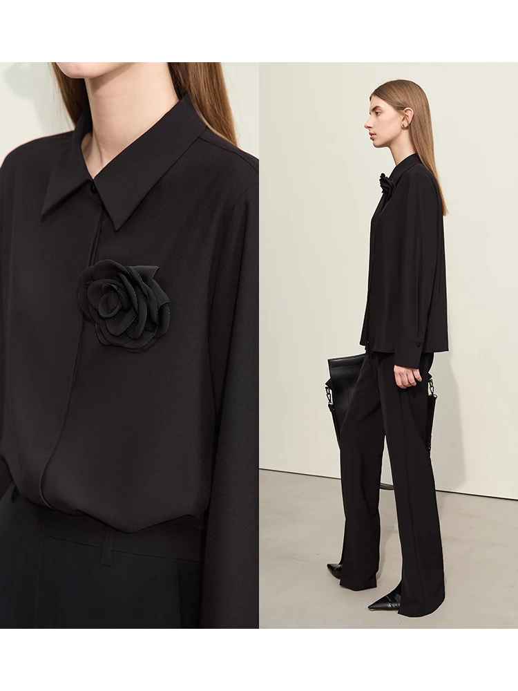 Рисунок 4 - Женская шифоновая рубашка Amii в минималистском стиле