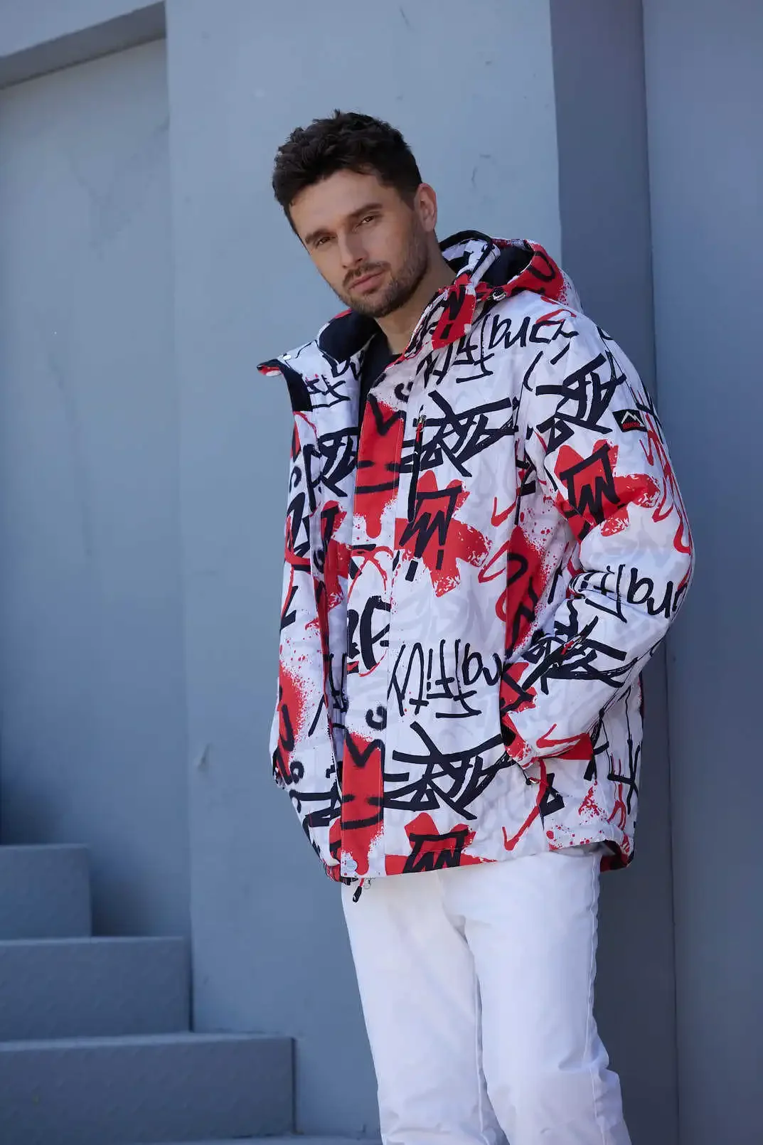 Ski Suit Jacket With Single Board And Double Board Thickened For Outdoor Skiing Enlarged For Both Men And Women