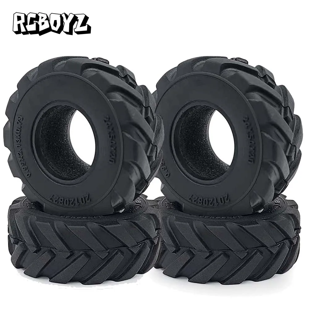 

Комплект колесных шин RCBOYZ 1,0 дюйма 4 шт. для Axial SCX24 1/24 1/18 TRX4M RC Crawler Car 54 мм резиновые шины автомобильные аксессуары инструмент