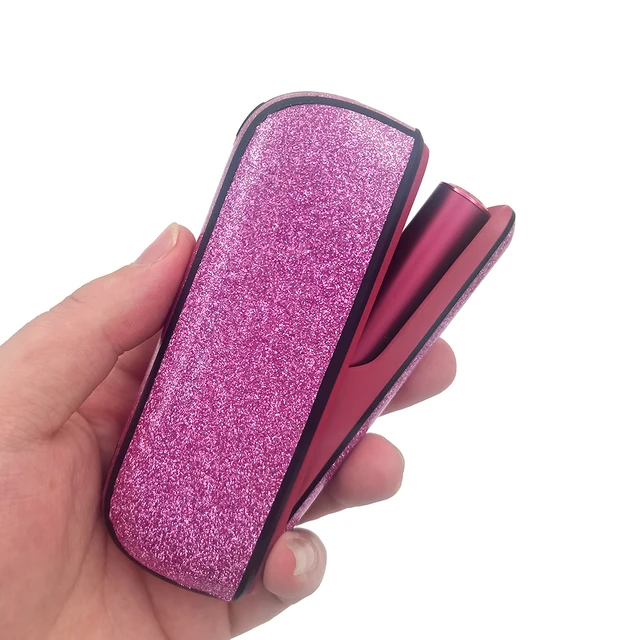 RUORUO Shimmering Leather Case&Side Cover for IQOS ILUMA Case