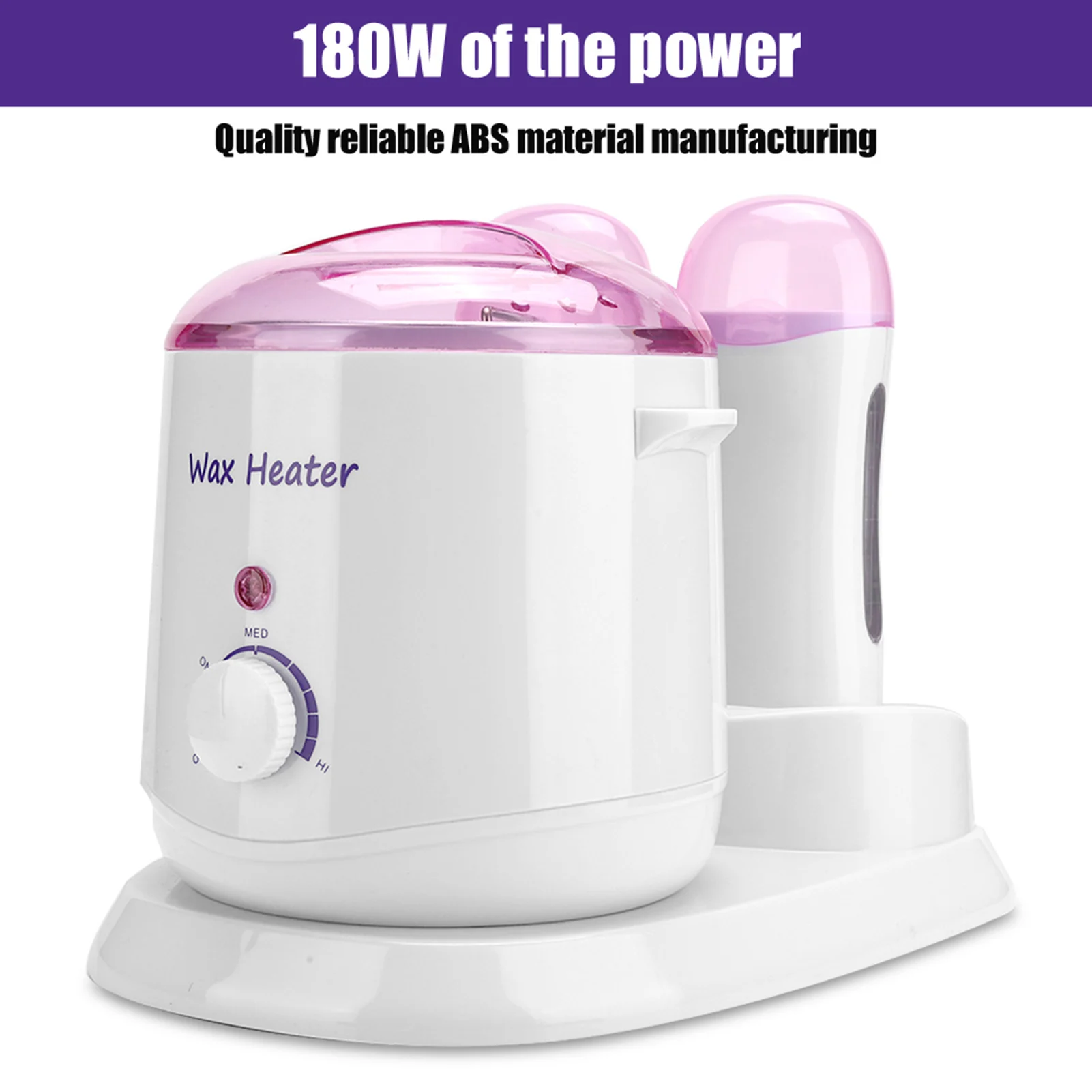 3-In-1 800ml Adjustable Wax Heater Warmer Painless Body Hair Removal MachineUS Plug 110V 4