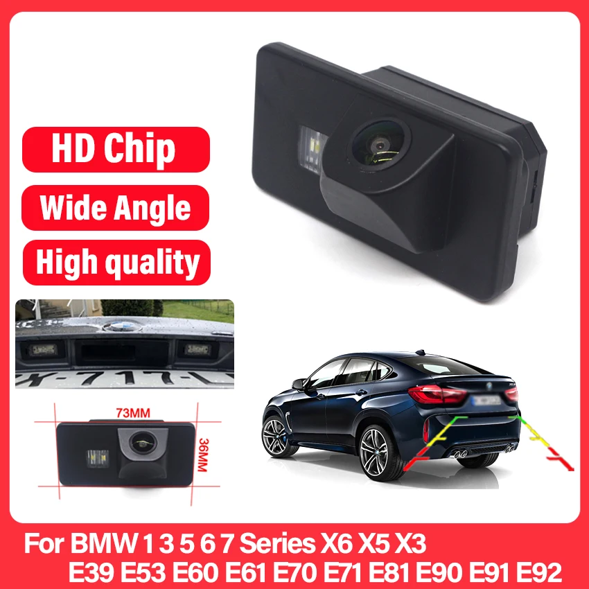 

170° HD Waterproof 1080P Car Rear View Camera for BMW 1 3 5 6 7 Series X6 X5 X3 E39 E53 E60 E61 E70 E71 E81 E90 E91 E92 Vehicle