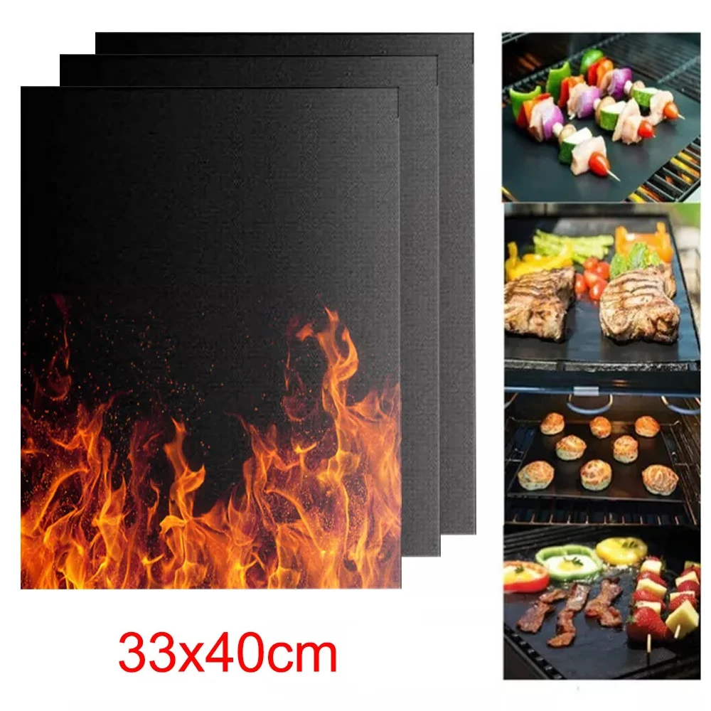 Nonstick Bbq Grill Mat Portable Baking Mat Barbecue Tools Cooking