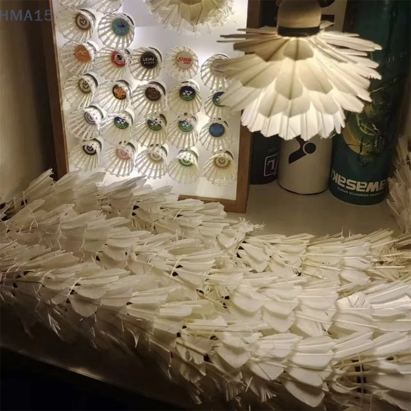 Handmade Badminton DIY Pendant Lamp Complete Set Of Material Package Badminton Dark Night LED Lighting Sport DIY Set