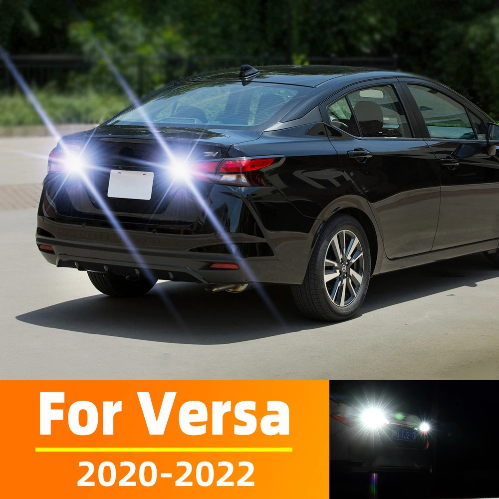 

2PCS For Nissan Versa 2020 2021 2022 LED Lamp Exterior Backup Bulbs Canbus Reverse Lights For Car