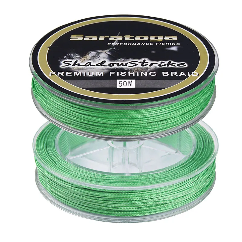 

DORISEA 50M 250LB 300LB 8 Strands Weaves PE Braided Fishing Line Rope Multifilament Material from Japan Fluoroscent Green
