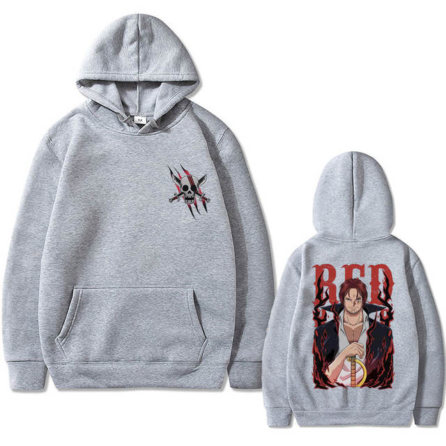 SHANK RED HAIR ONE PIECE THEMED HOODIE