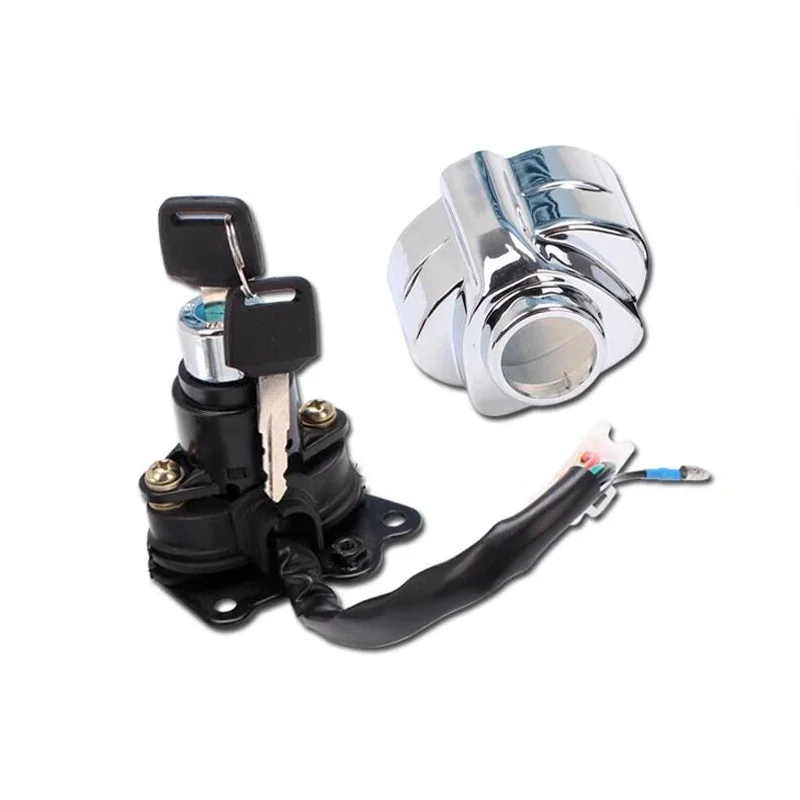 Motorcycle Ignition Switch Lock Accessories With 2 Key For Honda Shadow VT600 400 750 Steed Magna250 VLX 400 VLX600 CA250 DDY250 motorcycle ignition key switch electric door lock for honda fourtrax 300 trx300fw 4x4 trx300 trx 300 2x4 1990 2000 35191 hc4 670